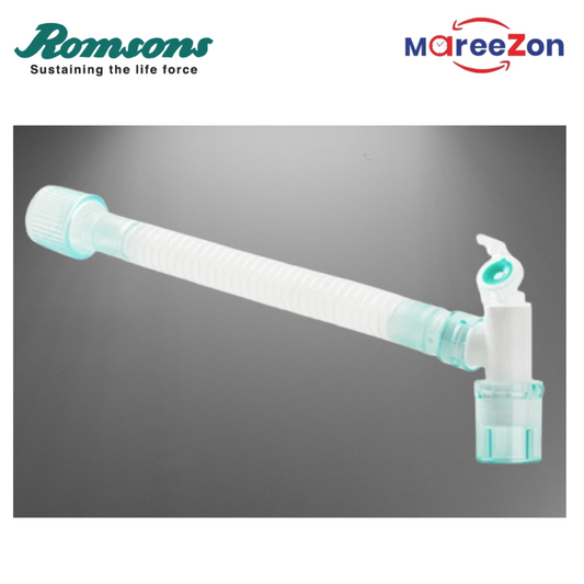 Romsons Flip Tap Catheter Mount | Double Port | Sterile | SH-2404 | Pack of 25