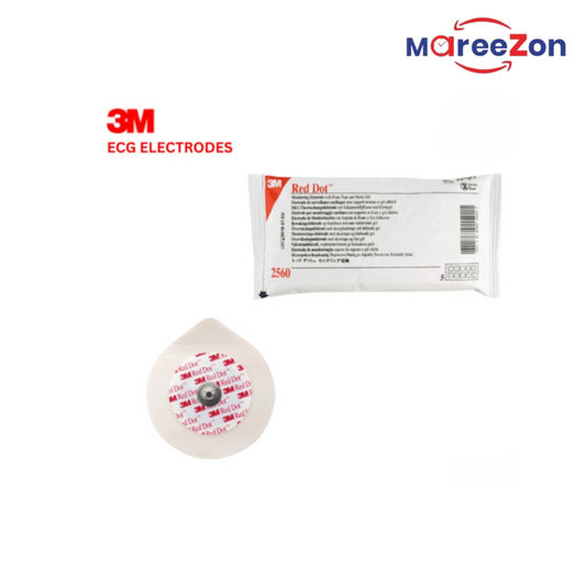 3M Red Dot ECG Monitoring Electrodes – Model 2560 | Pack of 10 | Secure & Reliable Monitoring
