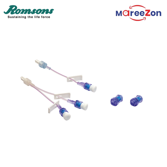 Romsons Exteena® Needle-Free IV Connector | Duo & Trio Options | GS-3048 D / T | Sterile & Latex-Free