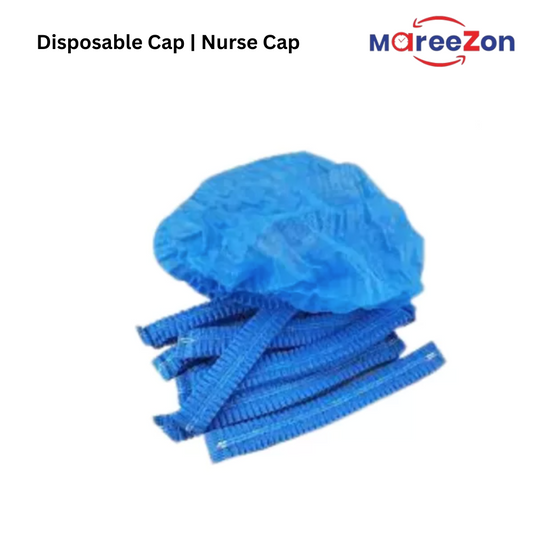 Disposable Surgical Bouffant Head Caps | Non-Woven | Universal Fit | One Box