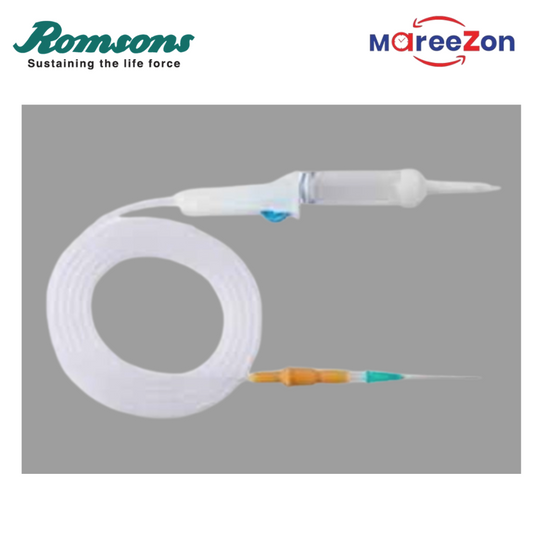 Romsons RMS Infusion Set – DEHP-Free | Premium IV Set | Pack of 5
