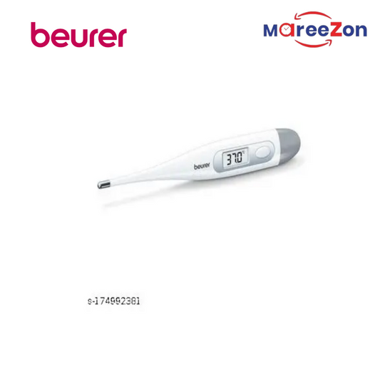 Beurer FT-09 Digital Oral Thermometer for Fever – White | High Accuracy | Water Resistant