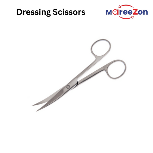 Stainless Steel Surgical Dressing Scissors (5") | Autoclavable | Precision Cutting Tool