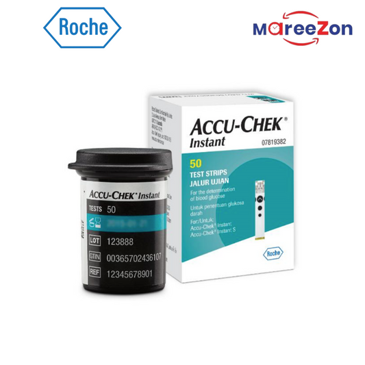 Accu Chek Instant Test Strips – Pack of 50 | For Accurate Blood Glucose Monitoring