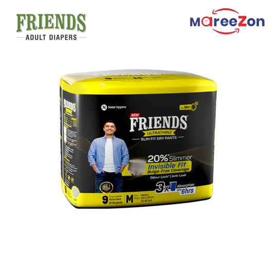 Friends UltraThinz Slim Fit Dry Pants for Men- Pack Of 54