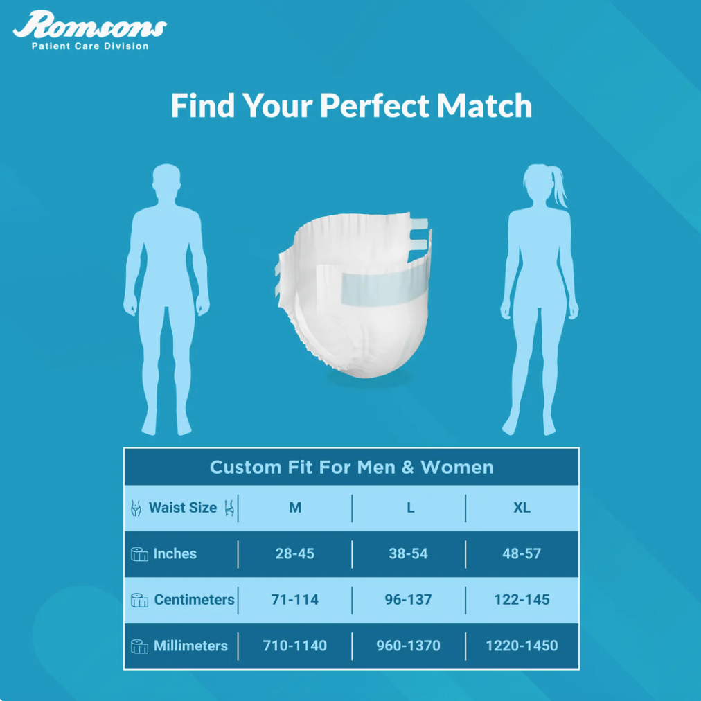 Dignity Magna Tape-Style Adult Diapers | 8–10 Hour Protection | Unisex | Pack of 30