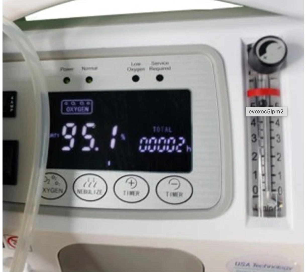 Evox 5 LPM Oxygen Concentrator – Compact, Quiet & Reliable Home Oxygen Therapy