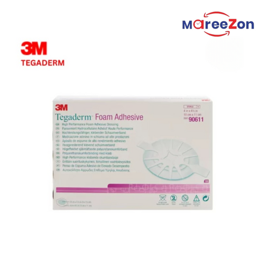 3M™ Tegaderm™ High Performance Foam Adhesive Dressing – Small Oval | Pack of 5