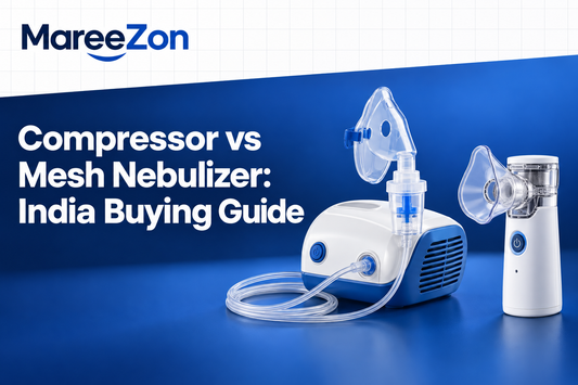 Compressor and portable mesh nebulizers compared for home use in India