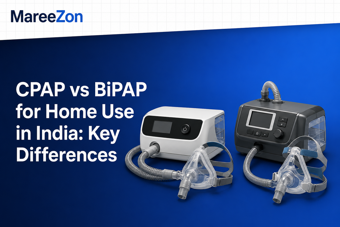 CPAP and BiPAP machines compared for prescribed home use in India