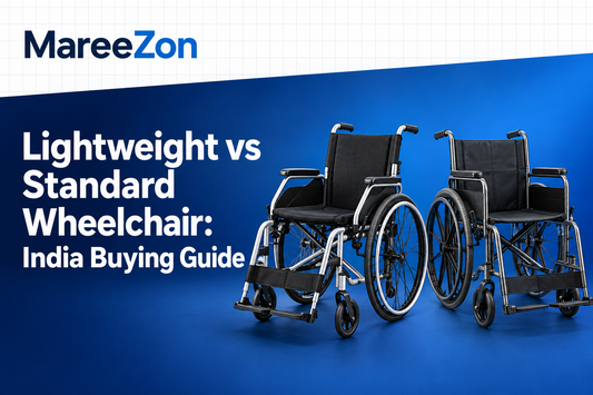 Lightweight and standard manual wheelchairs compared for home use in India