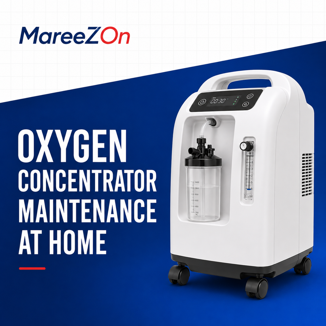Oxygen concentrator maintenance at home guide by MareeZOn