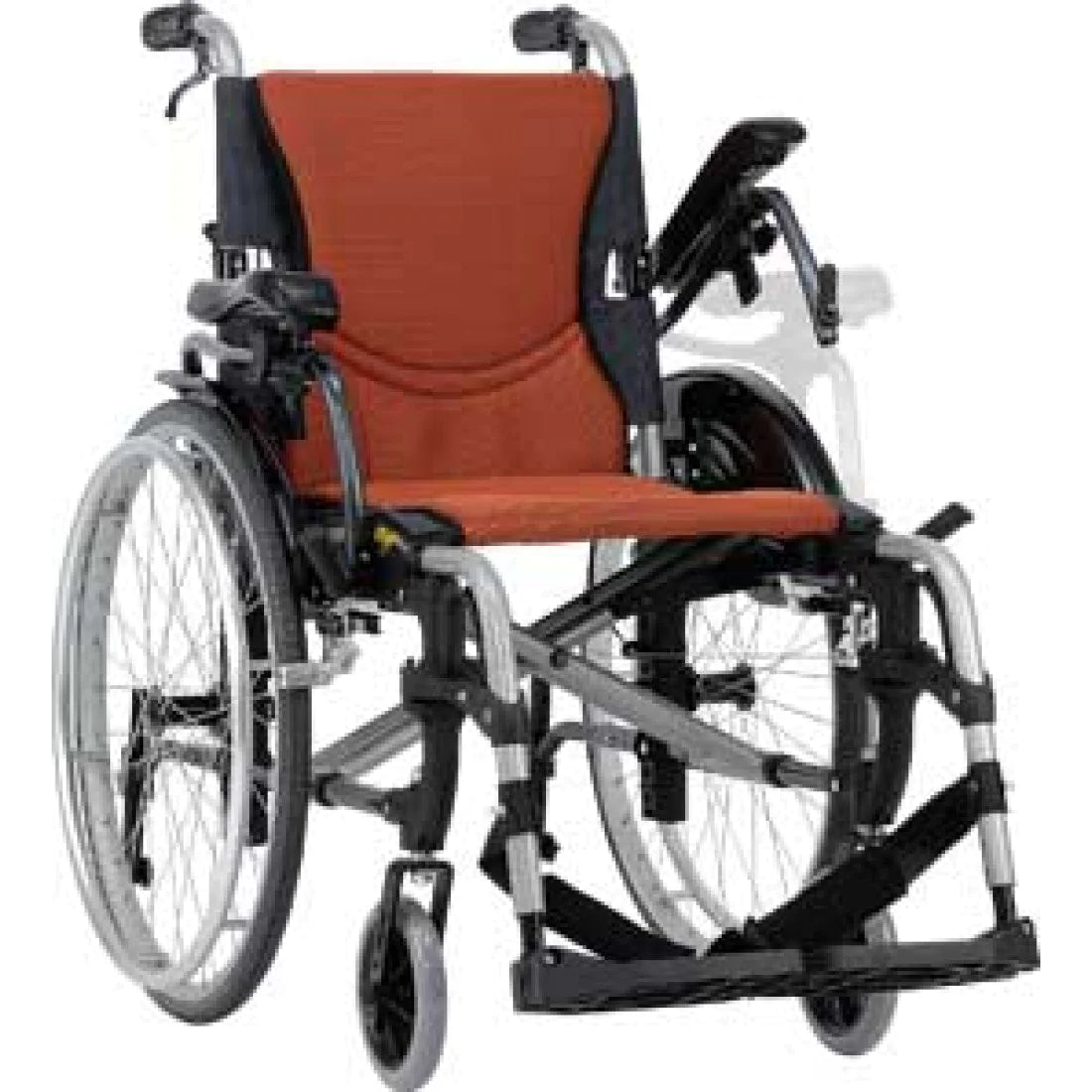 Karma S-Ergo 305 Wheelchair – Lightweight, Ergonomic Mobility Solution in Stylish Red