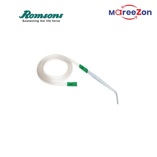 Romsons Vaccu Suck GS-5016C Yankaur Suction Set | Crown Tip | 2.5 Meter Tube