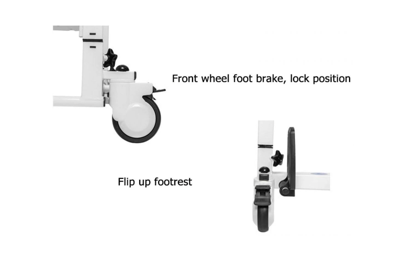 Karma Ryder TC 10 Patient Transfer Wheelchair