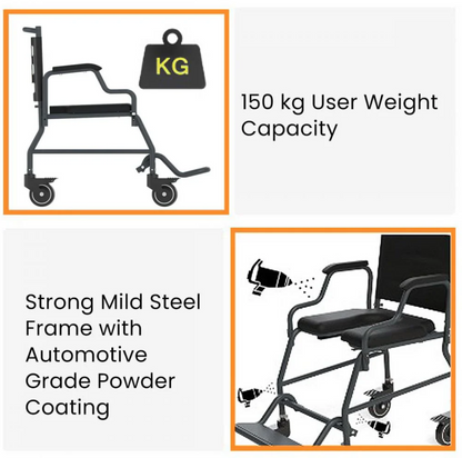 Arcatron 2000 Commode Wheelchair