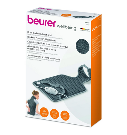 Beurer HK53 Back & Neck Heating Pad (Grey)