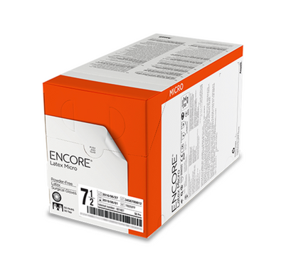 Ansell Encore Latex Micro Surgical Gloves – Powder Free | Sizes: 6.5, 7, 7.5 | Pack of 50 Pairs – Size 6.5 (Pack of 50)