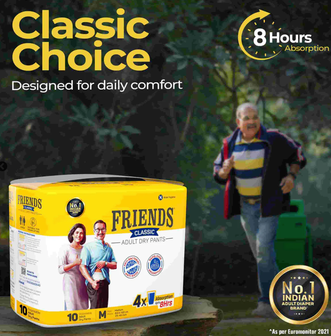 Friends Classic Adult Dry Pants – Medium / Pack of 30
