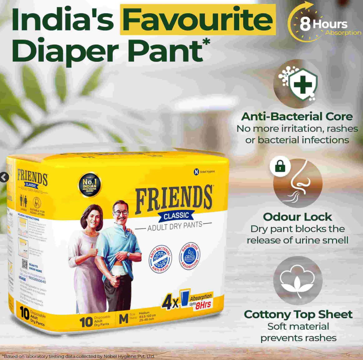 Friends Classic Adult Dry Pants – Medium / Pack of 30