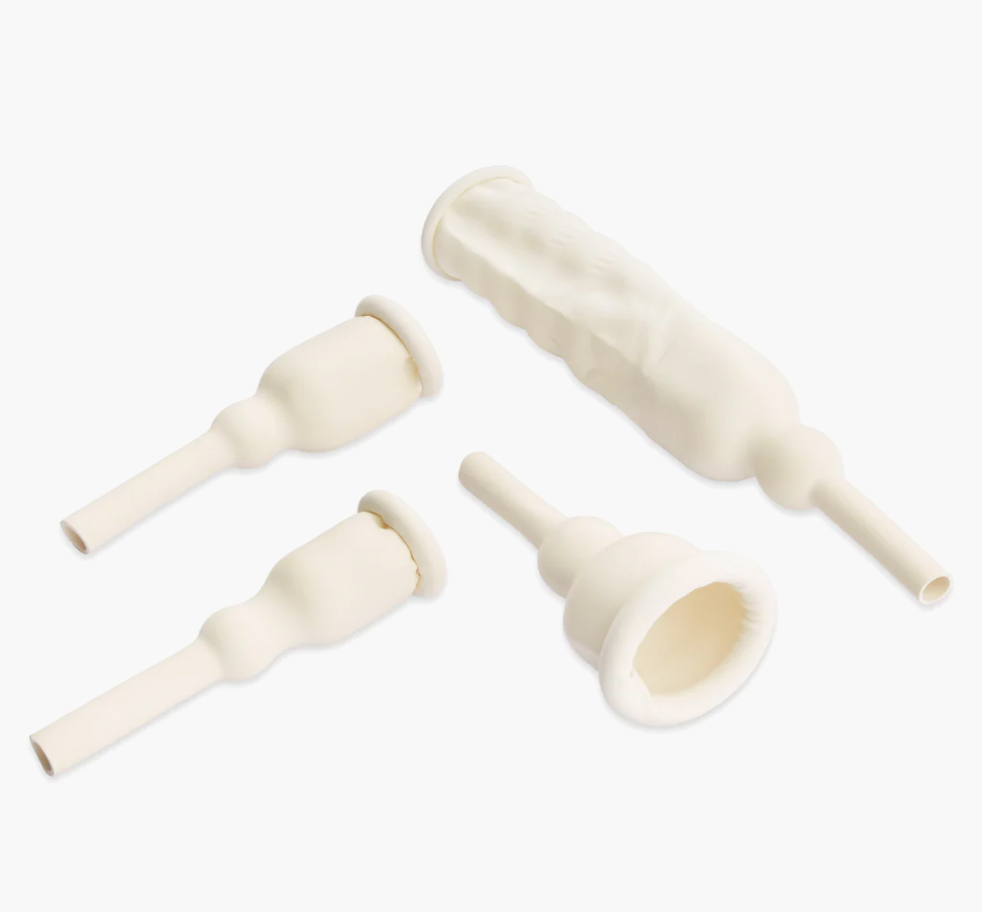 Romsons Male Cath External Male Catheter | Size: Medium (25mm) / Large (30mm) | Off White | Pack of 1