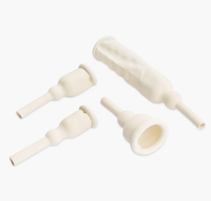 Romsons Male Cath External Male Catheter | Size: Medium (25mm) / Large (30mm) | Off White | Pack of 1