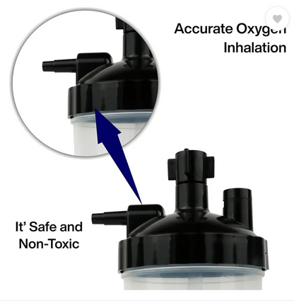Humidifier Bottle for Oxygen Concentrator | Leak-Proof | 150g