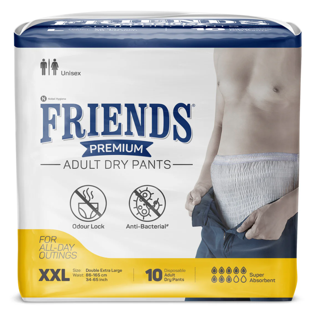 Friends Premium Adult Dry Pants – Medium / Pack of 30