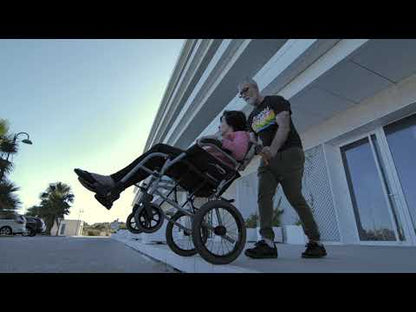 Ergo Lite Transit Wheelchair 18" – The Ultimate in Lightweight Comfort and Durability